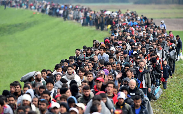 Two-Thirds of all “Asylum Seekers” in EU Not from Syria or Iraq 1 invasion%2Bon%2Bfoot
