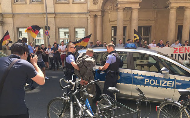 Free Speech Crackdown: German Justice Ministry Stormed 3 ID Berlin arrest 01