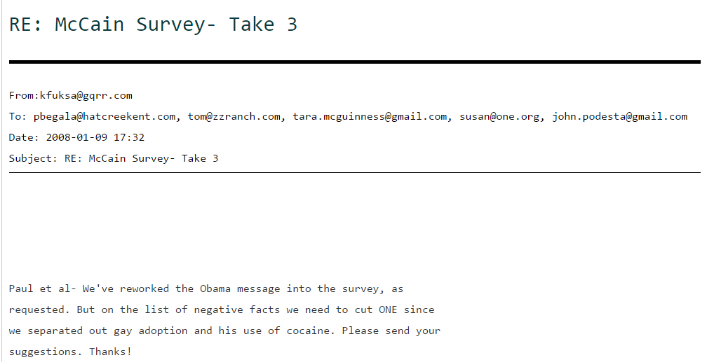 Wikileaks: Clinton Campaign pushed Obama Muslim Slander 2 Re%2BMcCain%2BSurvey%2B1