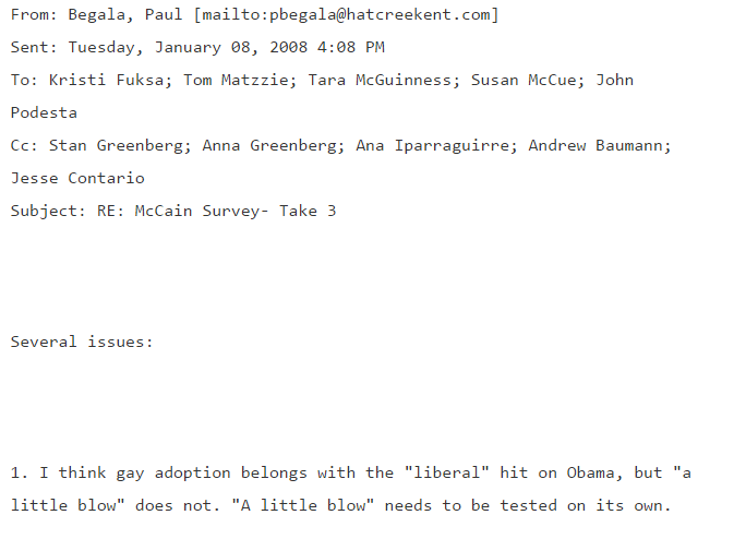 Wikileaks: Clinton Campaign pushed Obama Muslim Slander 3 Paul%2BBegala%2BMcCain%2BSurvey