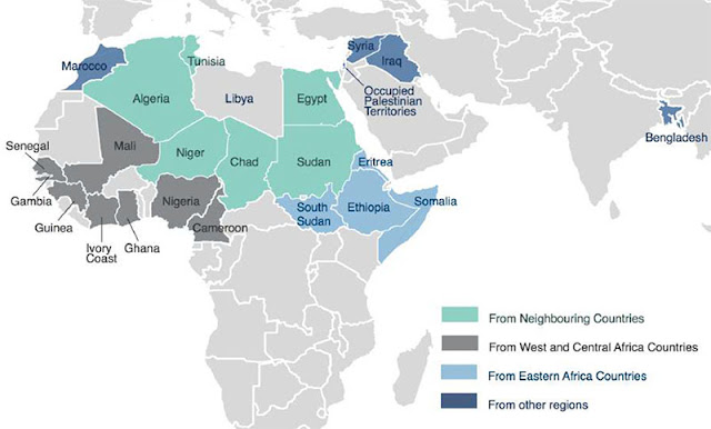 UN Admits: 70% of Immigrants "Not fleeing War" 2 LIB HCR MAS Final Report 54