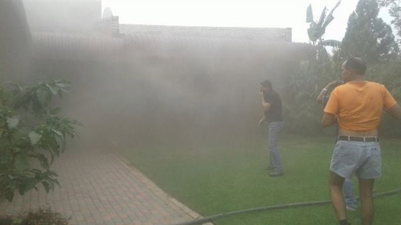 South Africa Whites’ Houses Burnt after Court Releases Two Accused on Bail 3 house fire coligny 02