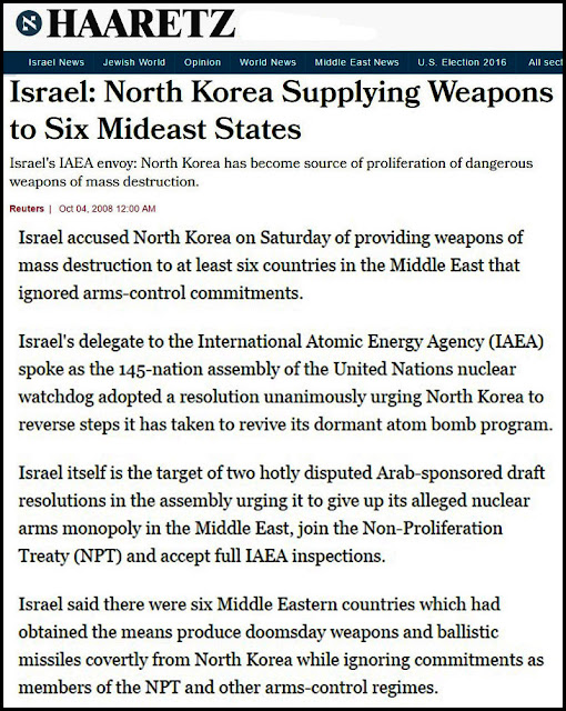 You won't believe who is behind the North Korean crisis 2 Haaretz Israel NK Supplying