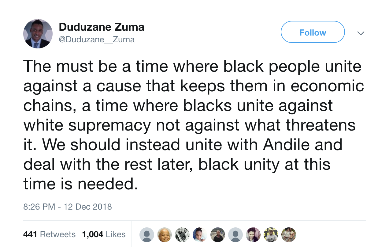 Jacob Zuma's Son Supports the Killing of White People 2 Screenshot%2B2018 12 13%2Bat%2B21.11.39