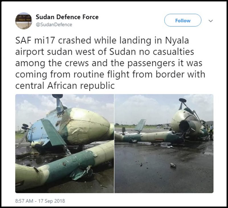 Sudan: Five Aircraft Crashes in 24 Days Kill 21 4 0nfvgKp