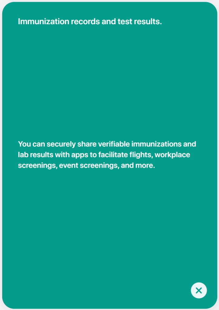 Apple iOS 15 Software Update to include built-in Vaccine Passport app 3 1hhG0vZ
