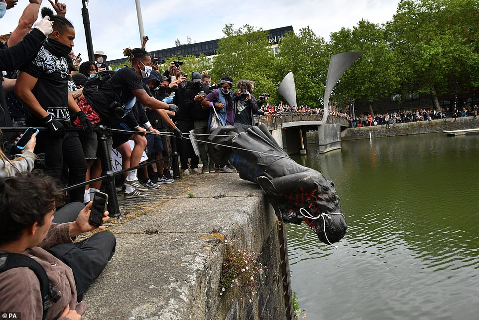 All European and American statues are being Torn down, Our History is being Erased while YOU Do Nothing 9 29397256 8401935 The Colston statue which had been in place since 1895 has been a a 16 1591772958255