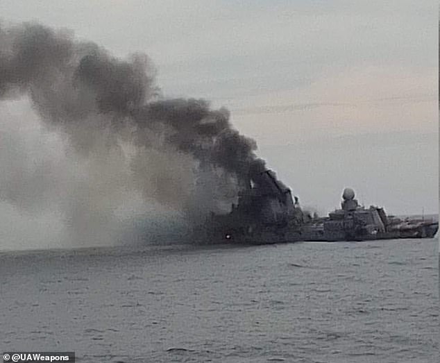 Second Russian Warship, Admiral Makarov Struck by Ukraine, on Fire, Could Sink 2 57488223 10789563 image m 17 1651840479113