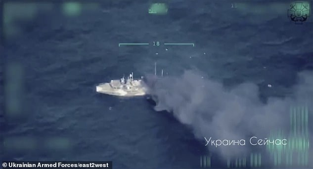 Ukraine Sinks Russia's Putin Parade Vessel 3 57624491 10800259 Putin is believed to have started the war in Ukraine with a tota a 1 1652176241958