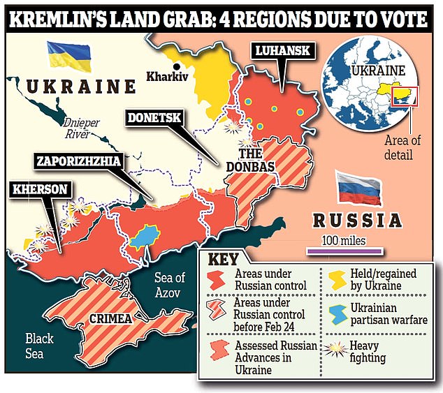 Fake Referendums: World Fears now Russia Itself will Claim to be Under Attack after they Steal the Lands 2 62640985 11242133 Russia has announced plans for referendums to take place in four a 9 1663919618980
