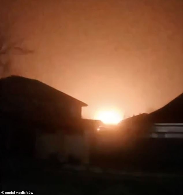 Ukraine Drones Strikes Russian Train transporting Kalibr missiles in Crimea 2 68929435 11884515 image a 1 1679383478691