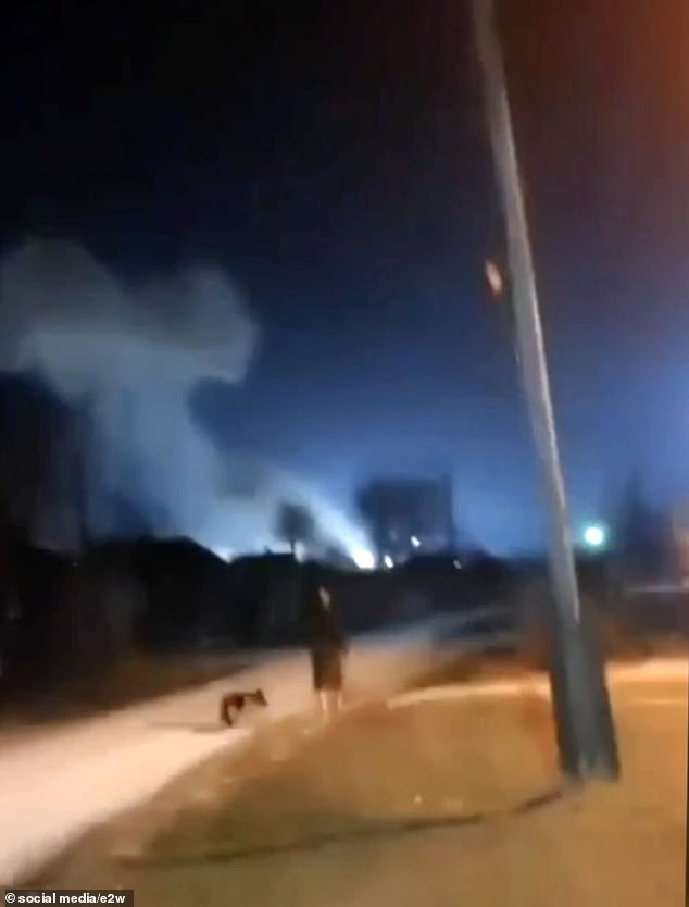 Ukraine Drones Strikes Russian Train transporting Kalibr missiles in Crimea 3 68929437 11884515 image m 3 1679383489086