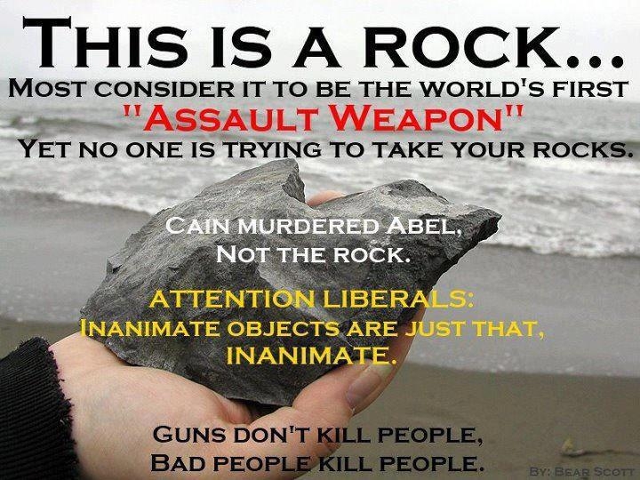 Guns don't kill, people do 1 rocks2