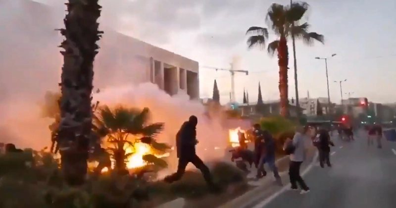 Greece is burning thanks to Soros sponsored Antifas, because of George Floyd 1 athens burning 2020 george floyd
