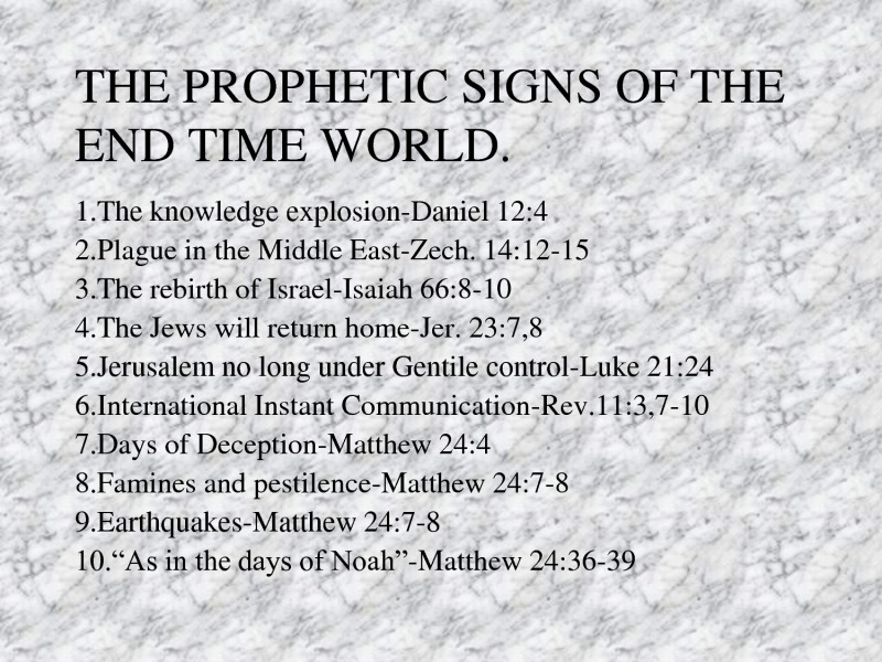 A New Trend in 2021: Now we're Being Invaded by Aliens 3 end time signs from various gospels