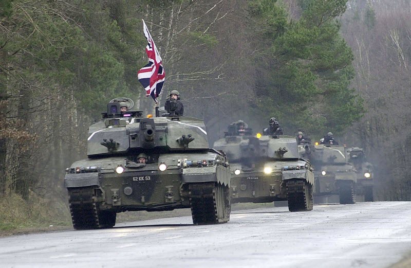 UK Defence Secretary Warns 'War is Coming To Britain' 1 british tanks