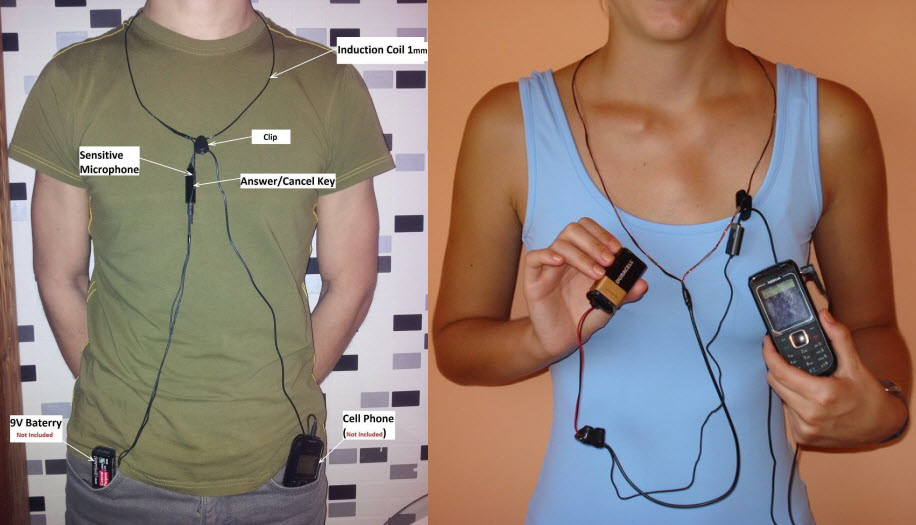 Cheating Hillary Wore Cheap eBay Spy Earpiece During Debate 3 Wireless Inductive Neckloop Earpiece