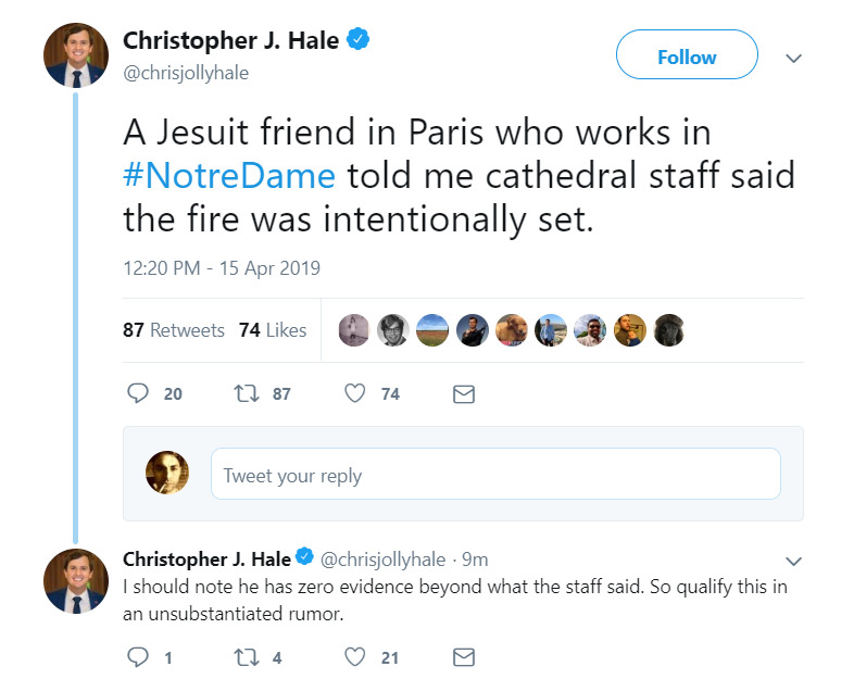 Notre Dame Cathedral in Paris on Fire, Worker Claims it Was "Deliberately" Started 2 5YRjNvo