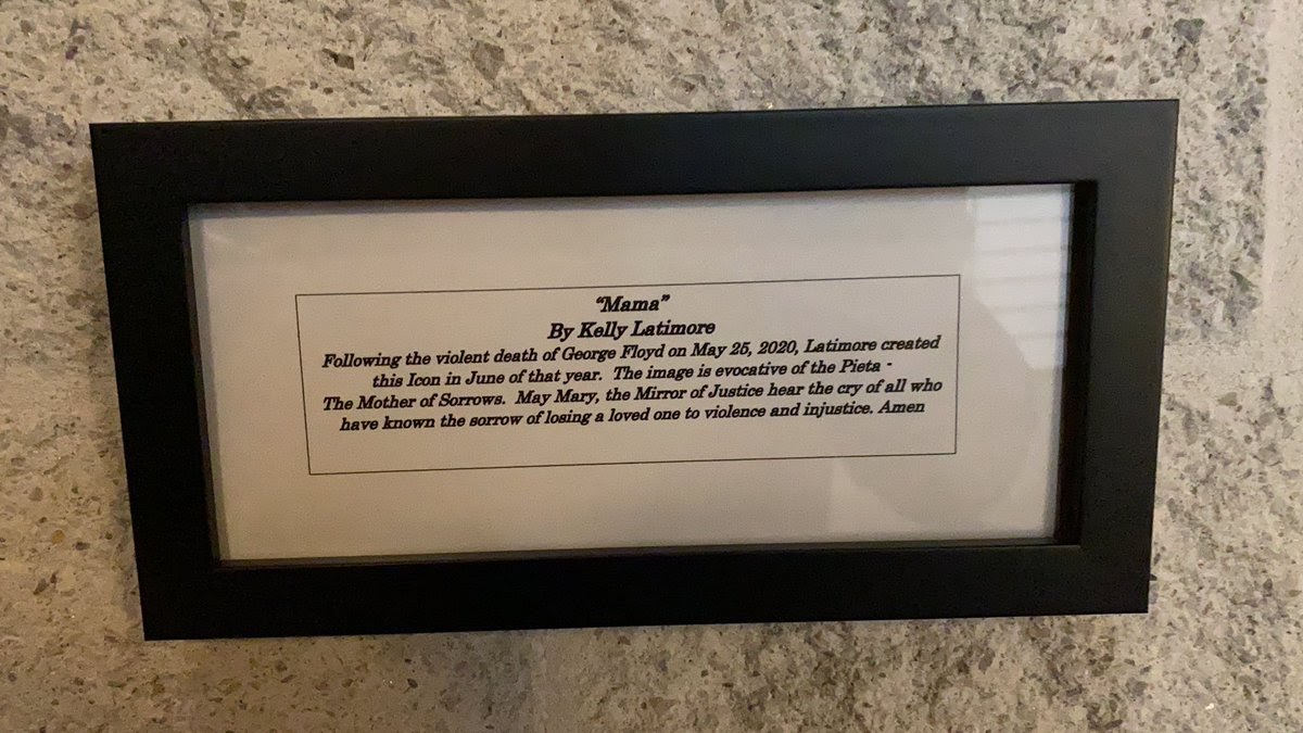 Heresy and Blasphemy: Catholic University of America Displays Painting of George Floyd Depicted as Jesus Christ 3 5ZQtgiY