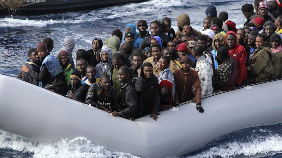 Italy Orders Seven Boats Carrying 1,000 Migrants To Return To Libya 1 African Invasion Of Italy