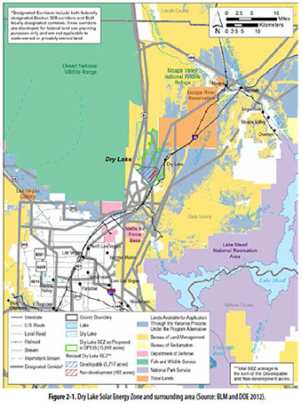 Senator Harry Reid Behind BLM Land Grab of Bundy Ranch 4 041114map
