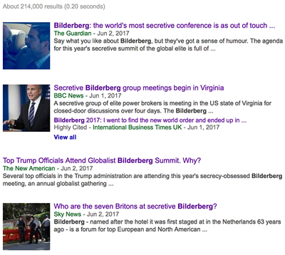 Press Coverage of Bilderberg Highest Ever 2