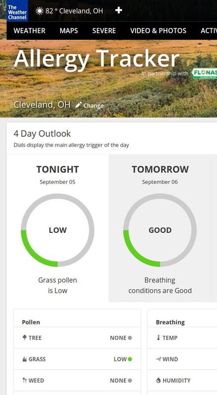 Media Caught in Blatant Lie to Cover For Hillary's Coughing Fits 3 hillary pollen weather channel
