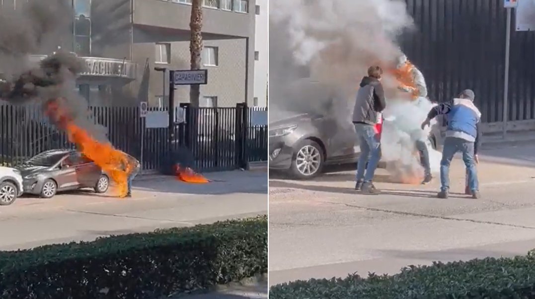 Italian teacher sets himself on Fire to protest COVID Restrictions, Dies from Burns 2 9X5eun8