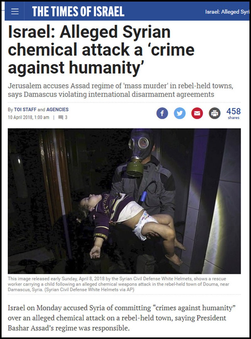 OPCW Says No Chemical Weapons used in Syria Attack: Trump and Others Lied to World 3 9ylK994