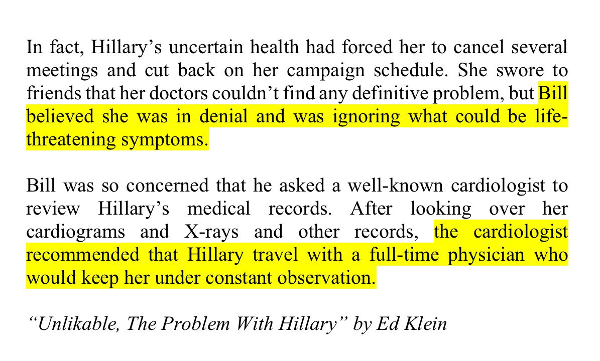 Bill Clinton Thought Hillary Was Too Sick to Run for President 2 Egb00da
