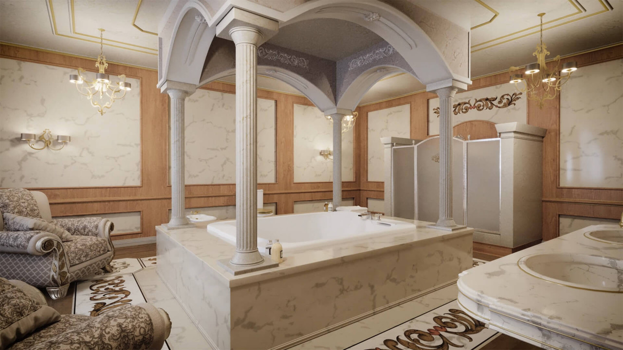 Regarding Putin's Palace Worth of 1 Billion, We just Discovered One Picture was Photoshopped 8 bathroom