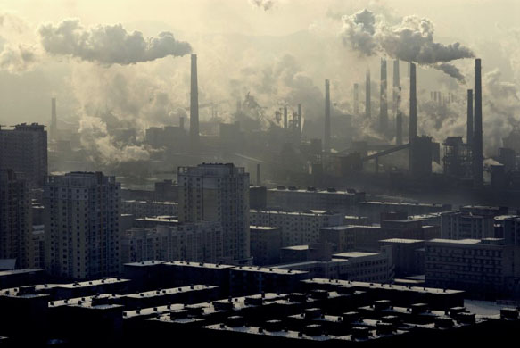 The Pollution in China Exposed! - Photo Gallery 45 GD3153294@Benxi steel mills blo 3862