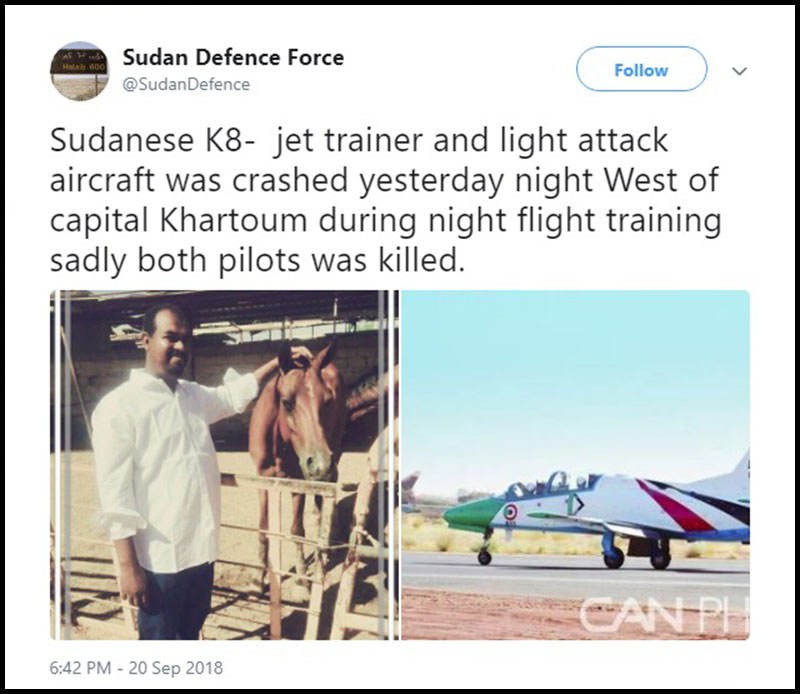 Sudan: Five Aircraft Crashes in 24 Days Kill 21 3 Q8VwZ51