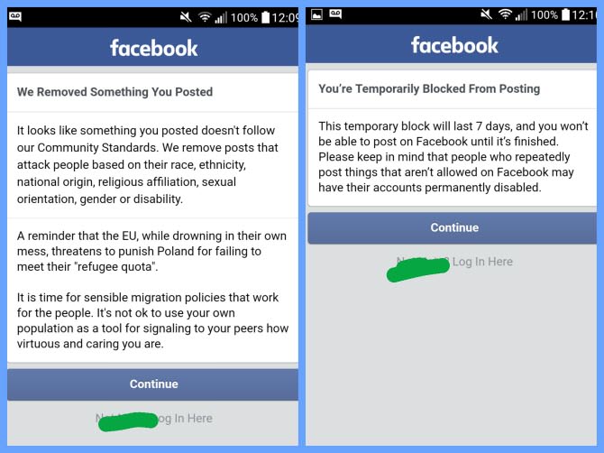 Facebook Suspends User For Calling For “Sensible Migration Policies” 2 Td3pP3W