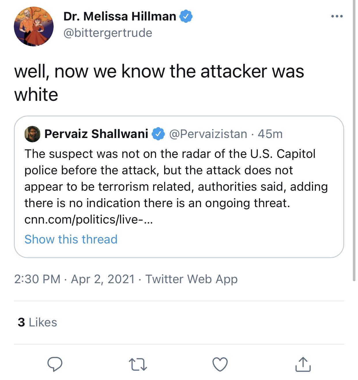 Black Islamist Rams Car Into White Capitol Cop Near White House, White People Get Blamed Anyway 5 WIiJmQ2
