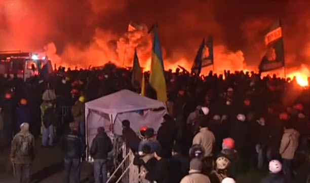 18 killed in Ukraine new violent riots as Kiev city center burns 3 kiev protests3