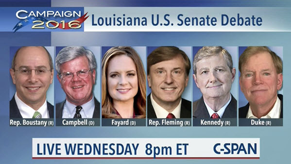 David Duke wins Louisiana Senate Debate in Landslide despite BLM Riots 1 louisiana senate debate 2016