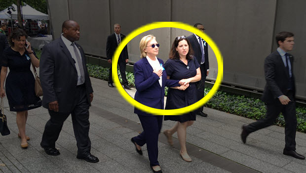 More Hillary Health Issues Surface, DNC Set to Replace Her, VICTORY FOR TRUMP! 2 Who is this woman? Is she a doctor or a nurse? Whoever she is, she was just caught taking Hillary's pulse.