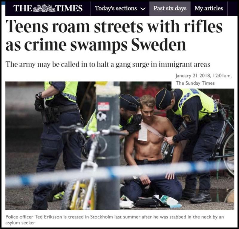 Immigrants Roam Swedish Streets with AK-47s, Bombs, Grenades and Bullet-Proof Vests 2 cKt7yJG