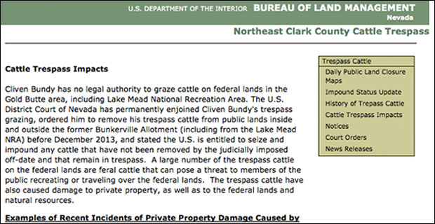 Senator Harry Reid Behind BLM Land Grab of Bundy Ranch 2 041114document1