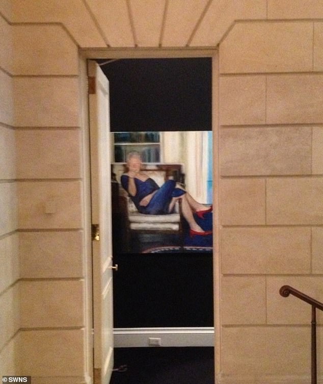 Bill Clinton Wears Monica Lewinsky Dress In Epstein Portrait 2