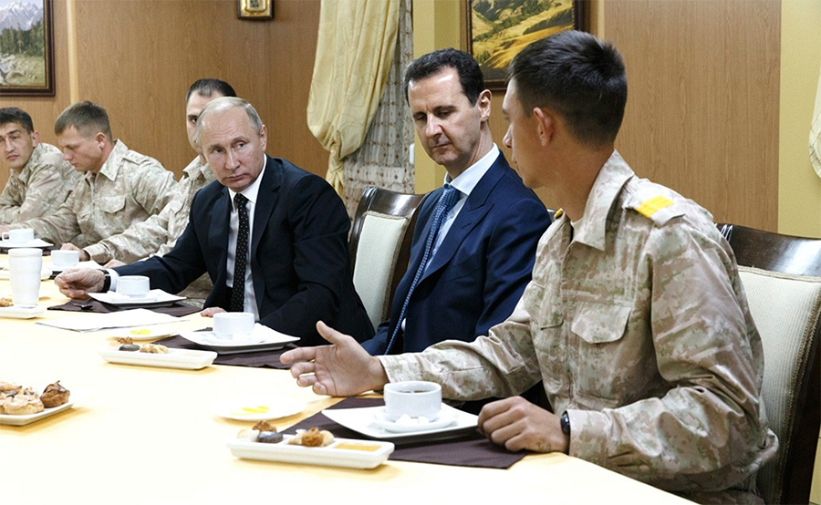 Putin orders withdrawal of Russian troops from Syria during surprise visit to Khmeimim Airbase 4 5a2e766cfc7e9347318b456b