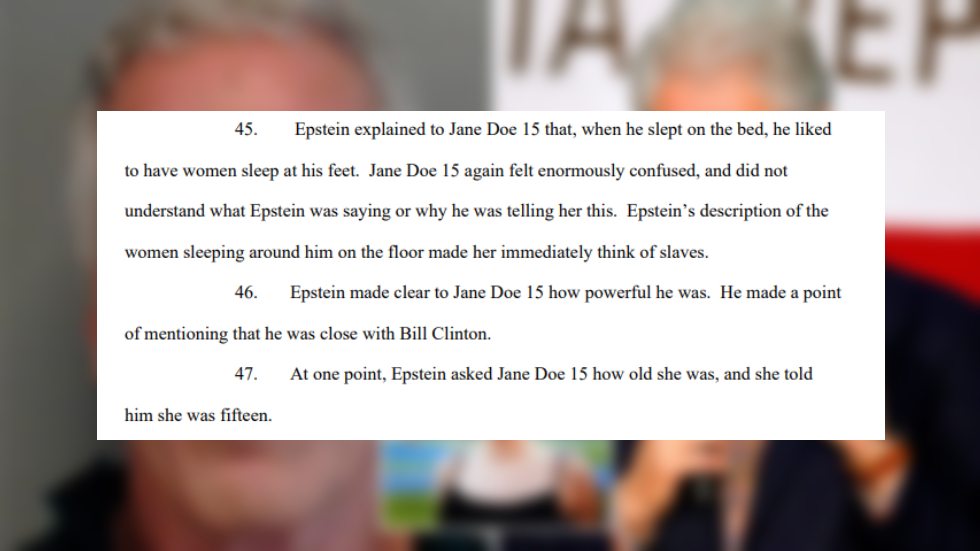 Lawsuit alleges Epstein used Bill Clinton friendship to intimidate 15yo Girl into vicious sex assault 2 5f3eb37c85f5407f1b3078d6