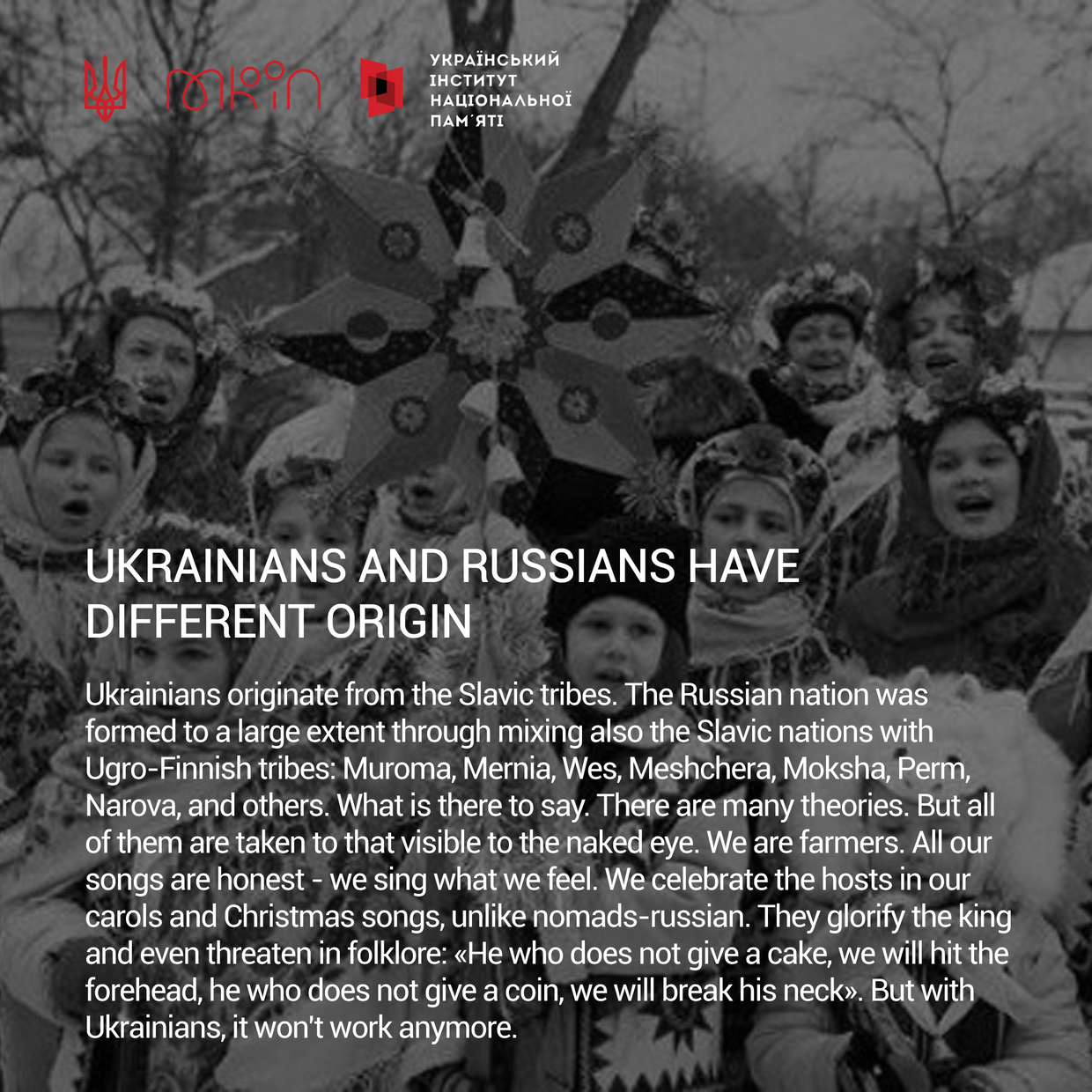 Kiev says Ukrainians are Pureblood Slavic people, Russians are dirty Race Mixers 2 6231ceb685f54076d75b7b7a
