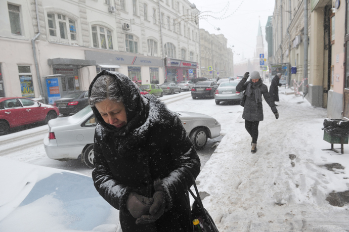 Massive March snowfall masks Kiev and Moscow 10 2