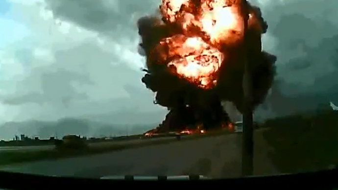 US Boeing 747 crash and burn caught on dashcam in Afghanistan 3 0