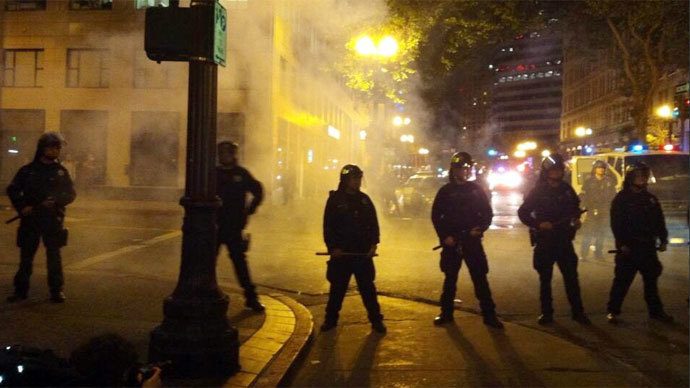 Riots, arrests in California as Zimmerman protests turn violent 2 12