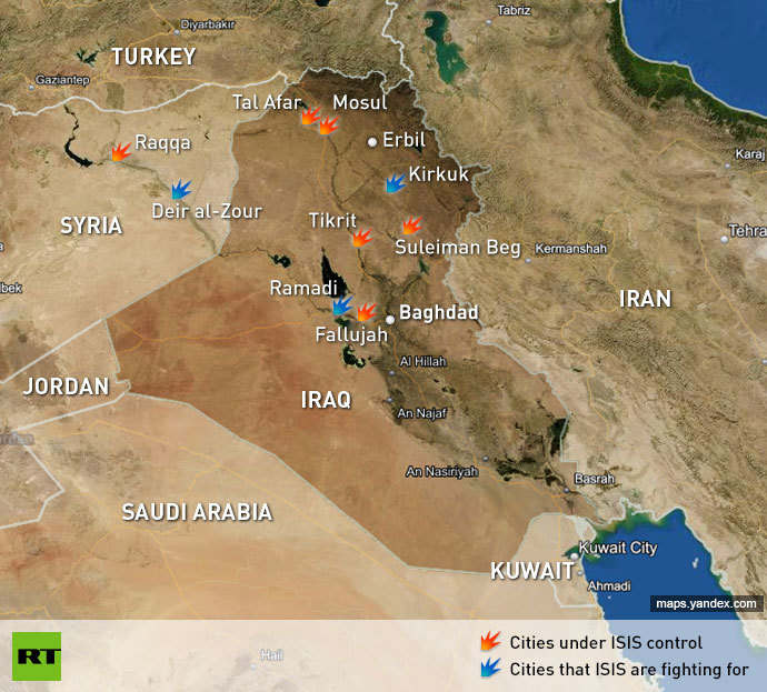 UK, Aussie jihadists call to join ISIS militants in Iraq, Syria 3 iraq map isis land 690