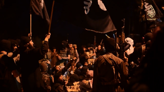 UK, Aussie jihadists call to join ISIS militants in Iraq, Syria 2 isis flags2
