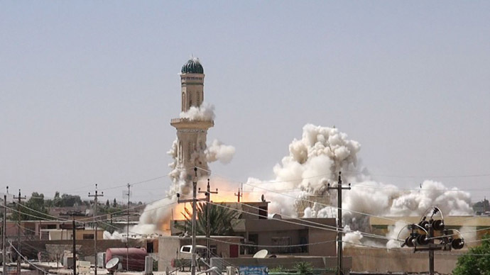 ISIS jihadists demolish mosques, shrines in northern Iraq 5 12 small
